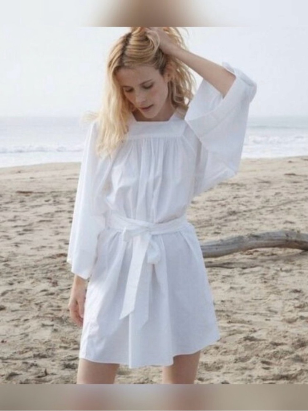 Doen Calder Square Neck Mini Dress